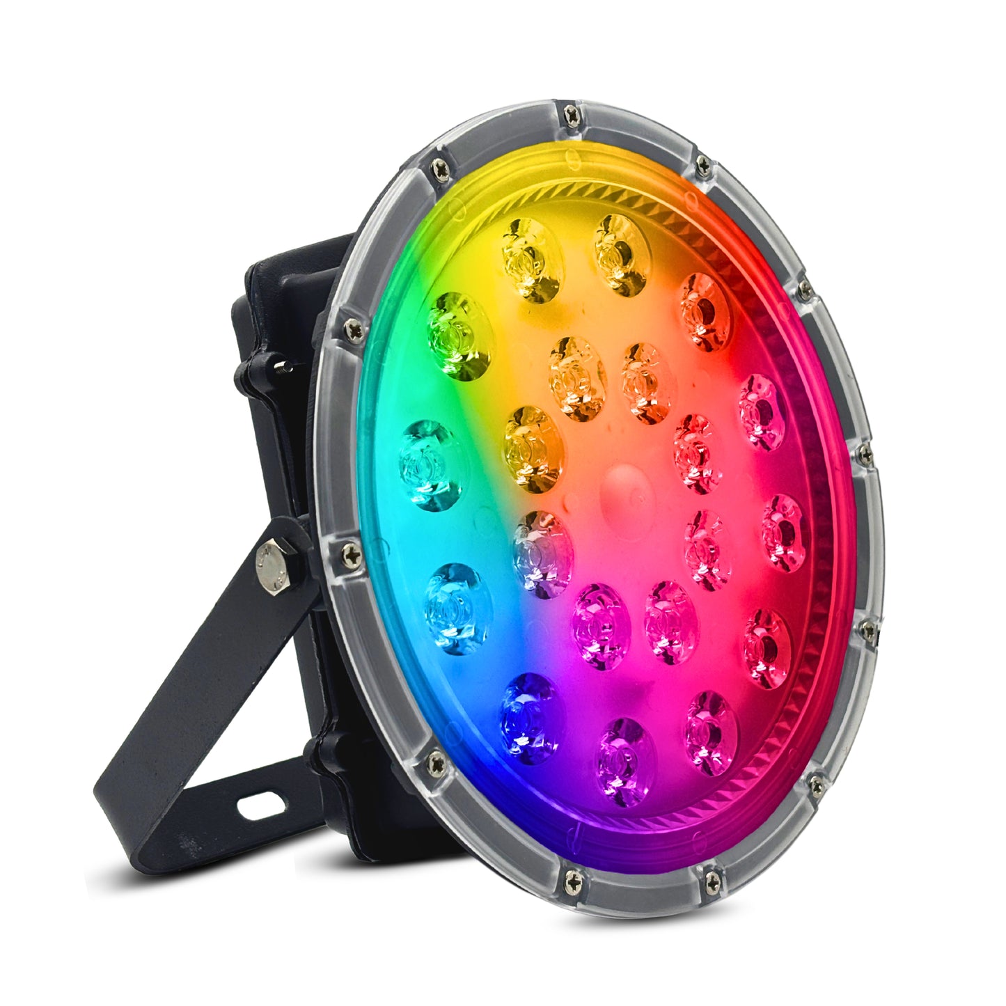 Dreamlux 100W RGB LED Highbay Light | Remote Controlled Disco Light | IP66 Waterproof | 6kV Surge Protection | Lens Model | OSRAM Chips | 150-160LM/W | OVP UVP SCP | BIS Certified