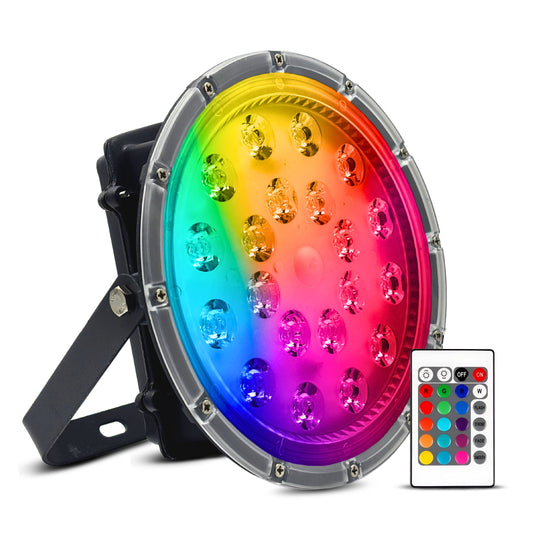 Dreamlux 100W RGB LED Highbay Light | Remote Controlled Disco Light | IP66 Waterproof | 6kV Surge Protection | Lens Model | OSRAM Chips | 150-160LM/W | OVP UVP SCP | BIS Certified