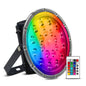 Dreamlux 100W RGB LED Highbay Light | Remote Controlled Disco Light | IP66 Waterproof | 6kV Surge Protection | Lens Model | OSRAM Chips | 150-160LM/W | OVP UVP SCP | BIS Certified (RGB PAR LIGHT)
