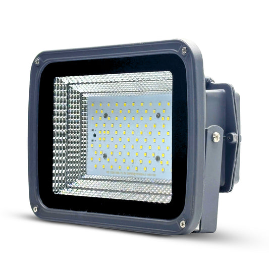 Dreamlux 100W LED Flood Light 5 Years Warranty, IP67 Waterproof Outdoor LED Flood Lights, High Mast Focus Light, Halogen Light for Factory, Garage, Parking,Garden,Shop