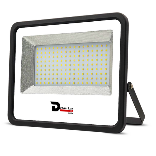 Dreamlux 200 Watt Light Down Chock | Outdoor Flood Lights IP66 Waterproof | Flood Light | Focus Lights | Ultra Bright | Aluminium Body | 85% Energy Saving,Durability (200W, Color : Cool White)