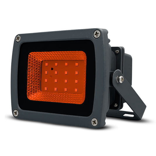 Dreamlux 20W LED Flood Light 5 Years Warranty, IP67 Waterproof Outdoor LED Flood Lights, High Mast Focus Light, Halogen Light for Factory, Garage, Parking,Garden,Shop, Color : Orange