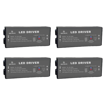 Dreamlux 36watt 750mA IP66 Led Driver With 4Kv Surge,OVP,UVP,OTP Protection for Street/Flood Light Repairing | BIS Approved | IP66 Waterproof - (Color : Black)