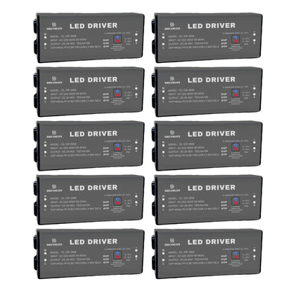 Dreamlux 36watt 750mA IP66 Led Driver With 4Kv Surge,OVP,UVP,OTP Protection for Street/Flood Light Repairing | BIS Approved | IP66 Waterproof - (Color : Black)