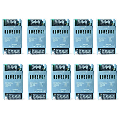 Dreamlux 12v 5amp smps Power Supply 60w Weather Proof Rainproof Suitable for LeD Signage, Strip Light, Decorate Lite, Surveillance CCTV Camera & Industrial Automation Machine and Much More(Pack-10pc)