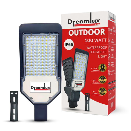 Dreamlux 100W LED Street Light | Waterproof LENS Technology | Excellent Quality 100 Watt LED Street Light for Home | Outdoor Street Light | Street Lamp | LED Street Road Lights