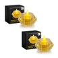 Dreamlux Round Crystal LED Diya| Smokeless Flameless Acrylic Tealight Candle | Battery Operated LED Diya Lights for Home Mandir, Puja & Diwali Decoration (Copy)