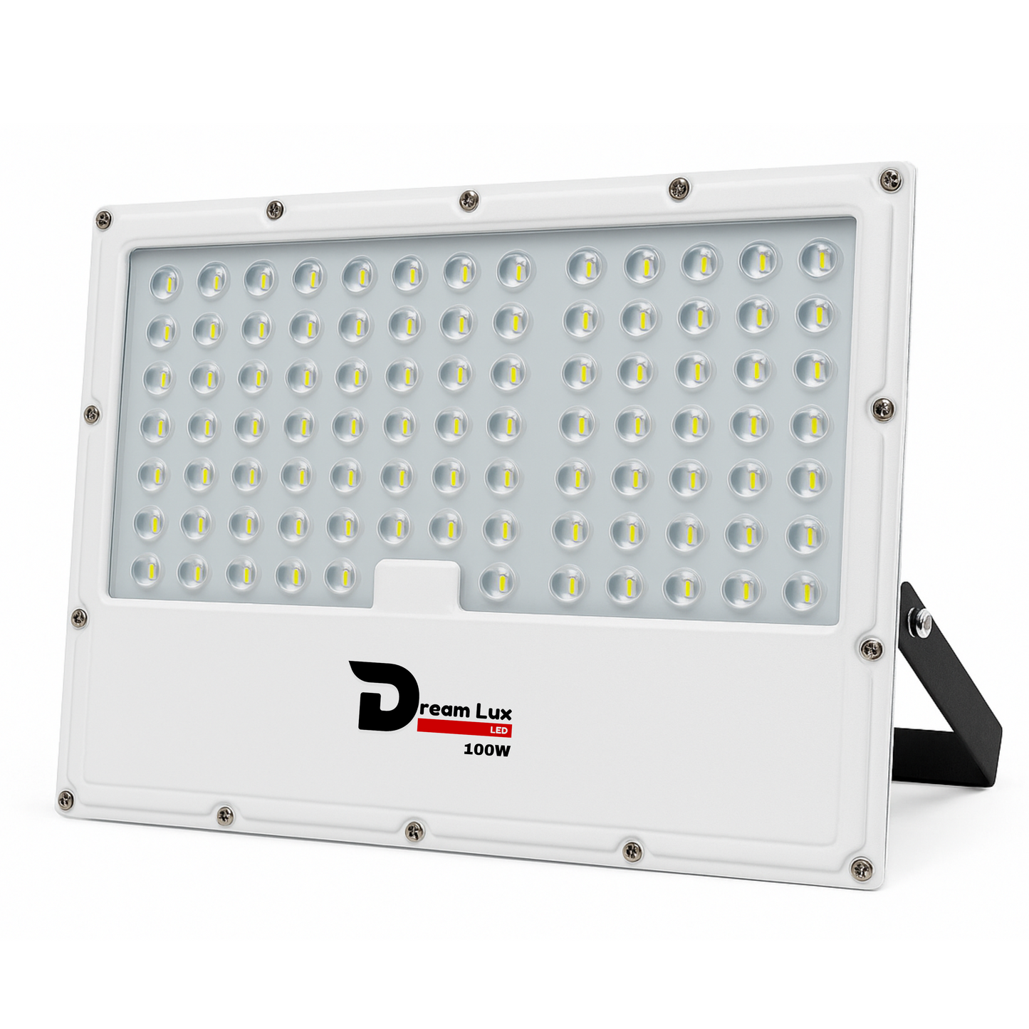 Dreamlux 100W LED Flood Light with Lens Technology | IP66 Waterproof, BIS Approved, 140-150lm/W, Outdoor Focus Light for Garden, Garage, Street- Cool White