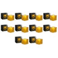 Dreamlux Square Crystal LED Diya | Smokeless Flameless Acrylic Tealight Candle | Battery Operated LED Diya Lights for Home Mandir, Puja & Diwali Decoration