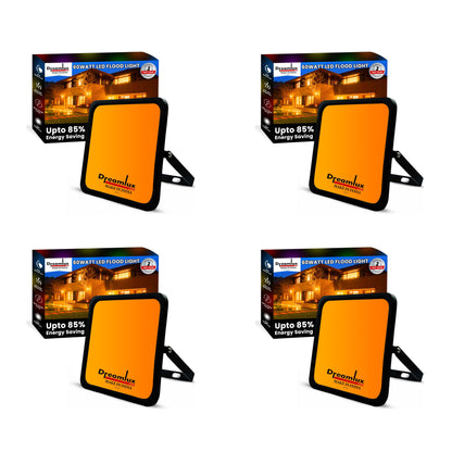 Dreamlux 60 Watt Light Down Chock | Outdoor Flood Lights IP66 Waterproof | Flood Light | Focus Lights | Ultra Bright | Aluminium Body | 85% Energy Saving,Durability (60W Orange Color)