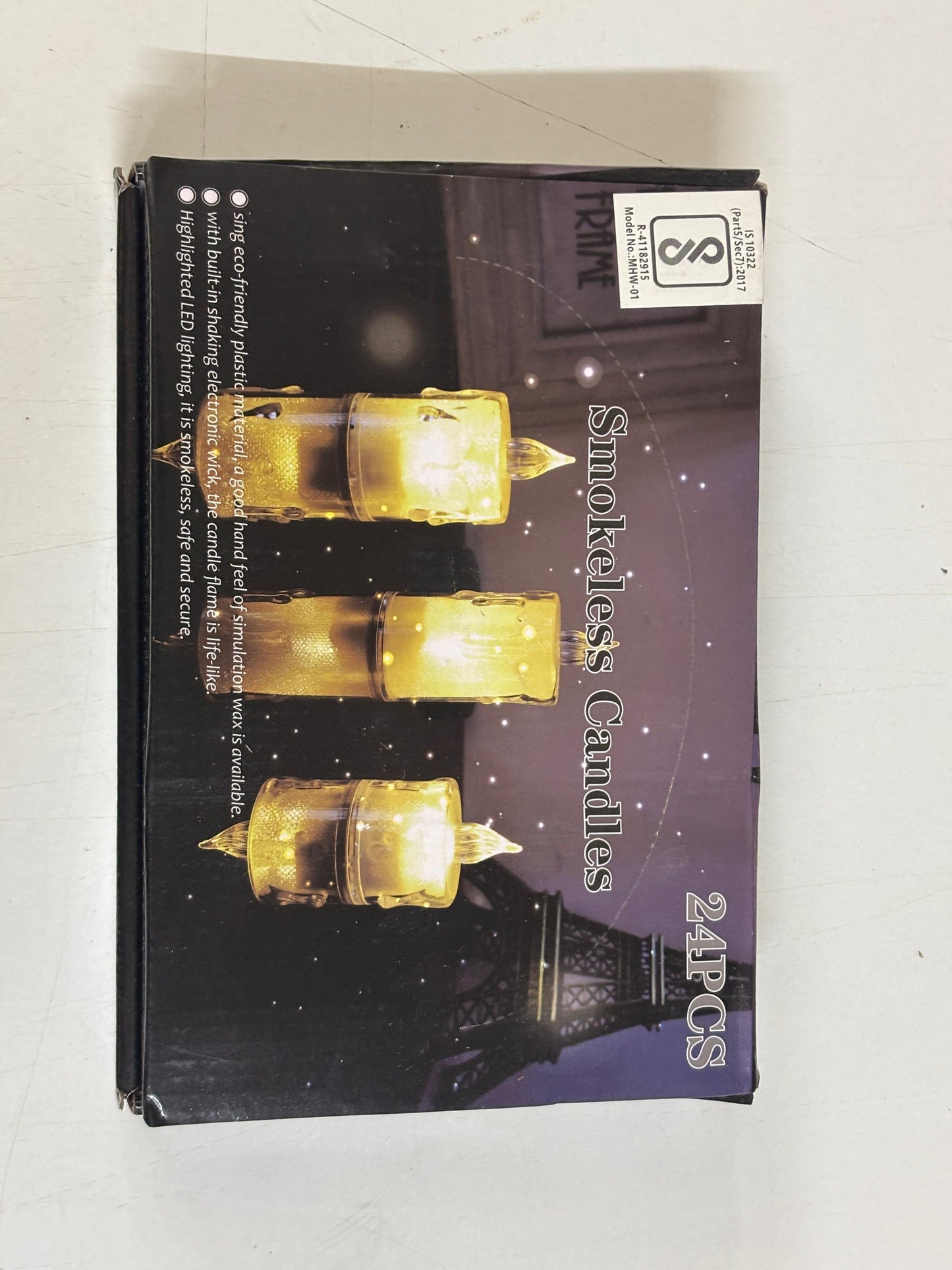 Dreamlux LED Tea Light Candles | Flameless & Smokeless Diya | Decorative Acrylic Tealight Candle for Home, Room, Table, Pooja Room & Festival Décor (Yellow)