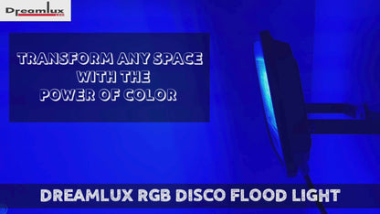Dreamlux 100W RGB Flood Light with Remote Control | Decoration Light, 2835 LED - Color : Multicolor